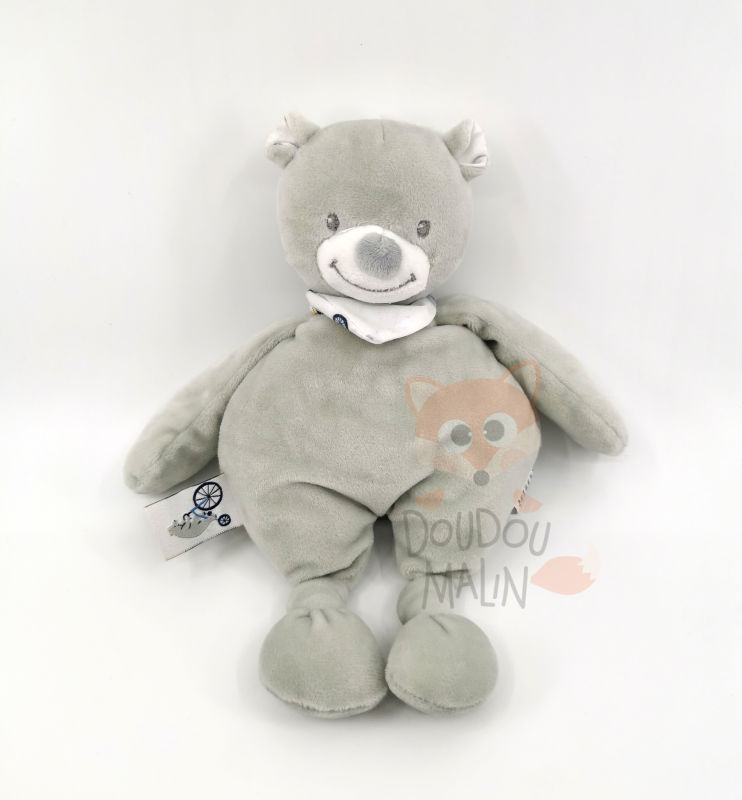  peluche ours gris 20 cm 